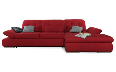 Ecksofa Beneto (inkl. Kissen x3)